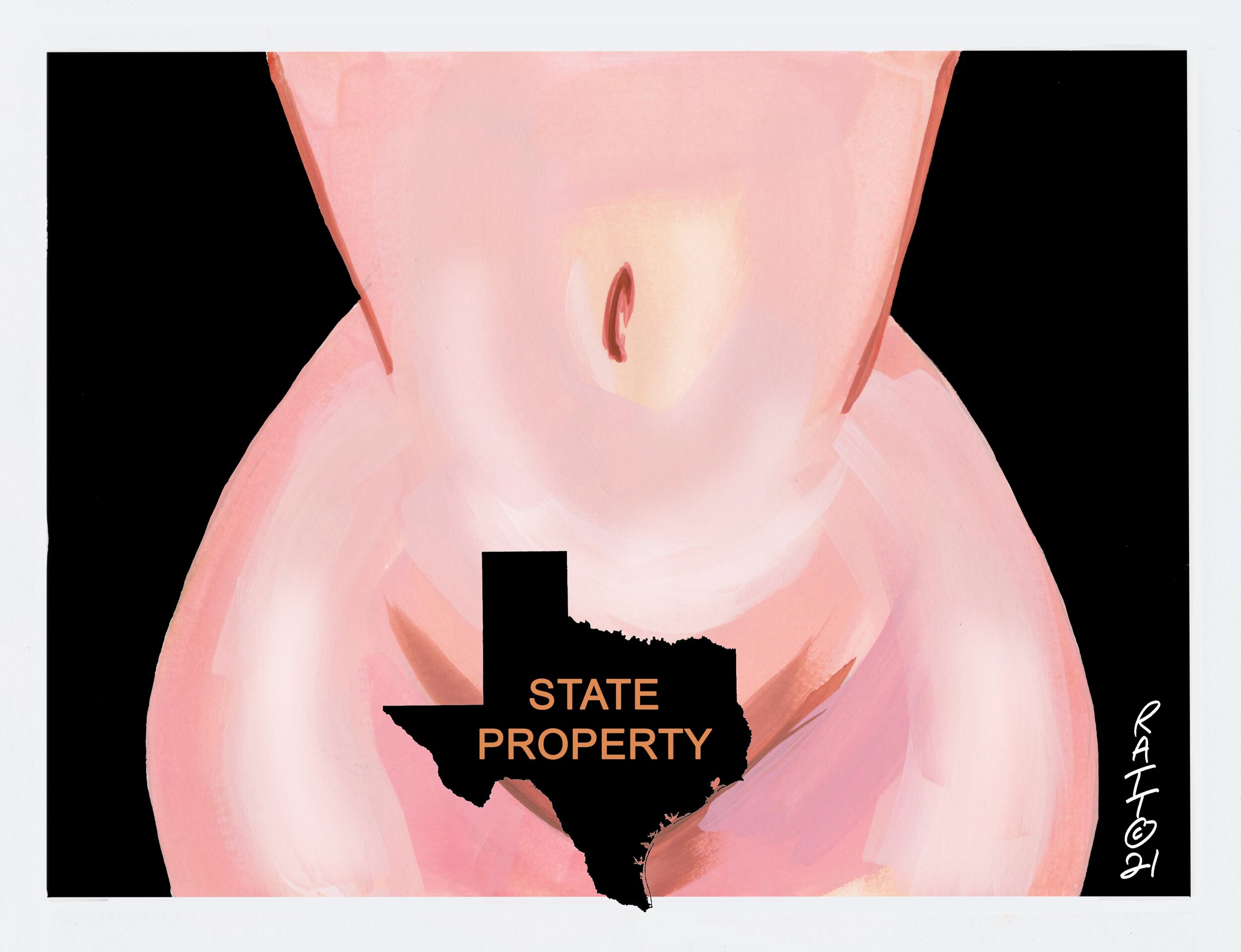 Texas state property.  (Crooks And Liars, Sept. 4, 2021.)