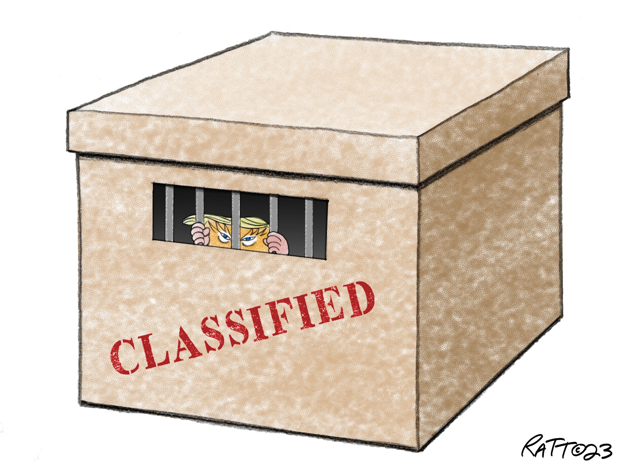 Boxed in.  (Crooks And Liars, June 18, 2023.)