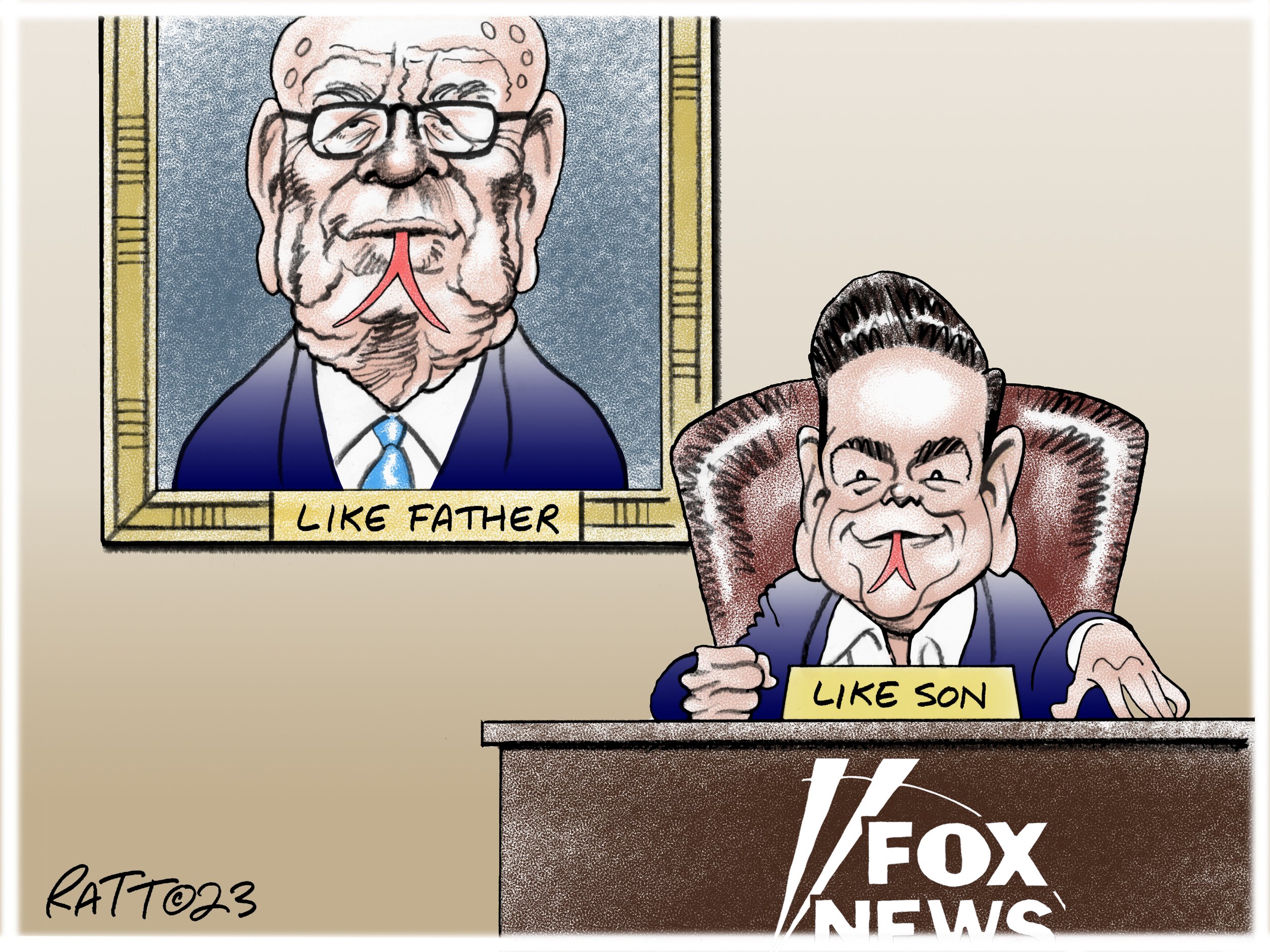 Meet the new Fox, same as the old Fox.  (Crooks And Liars, Sept. 24, 2023.)