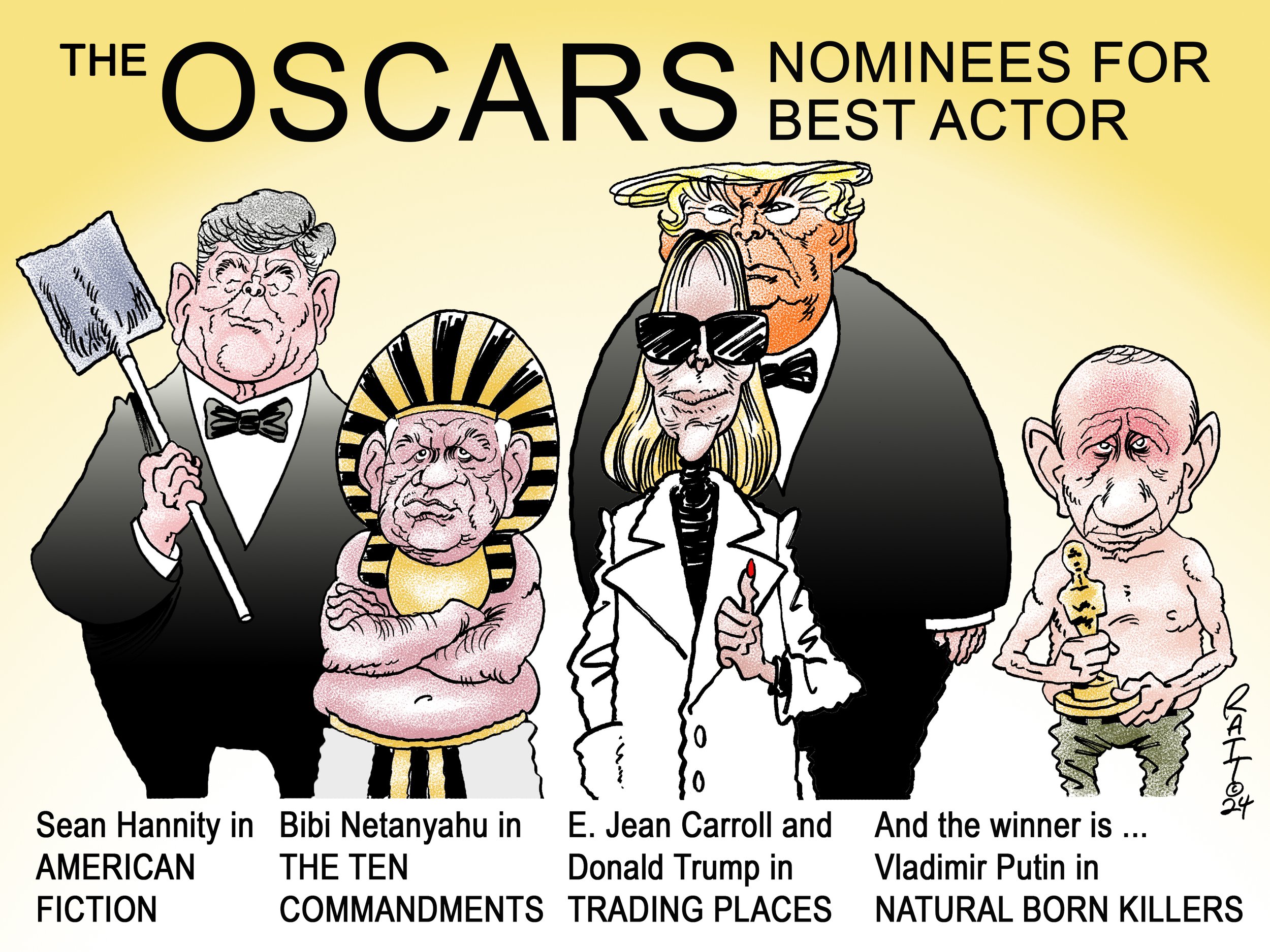 Best Actor, 2024 (Crooks And Liars, March 3, 2024).