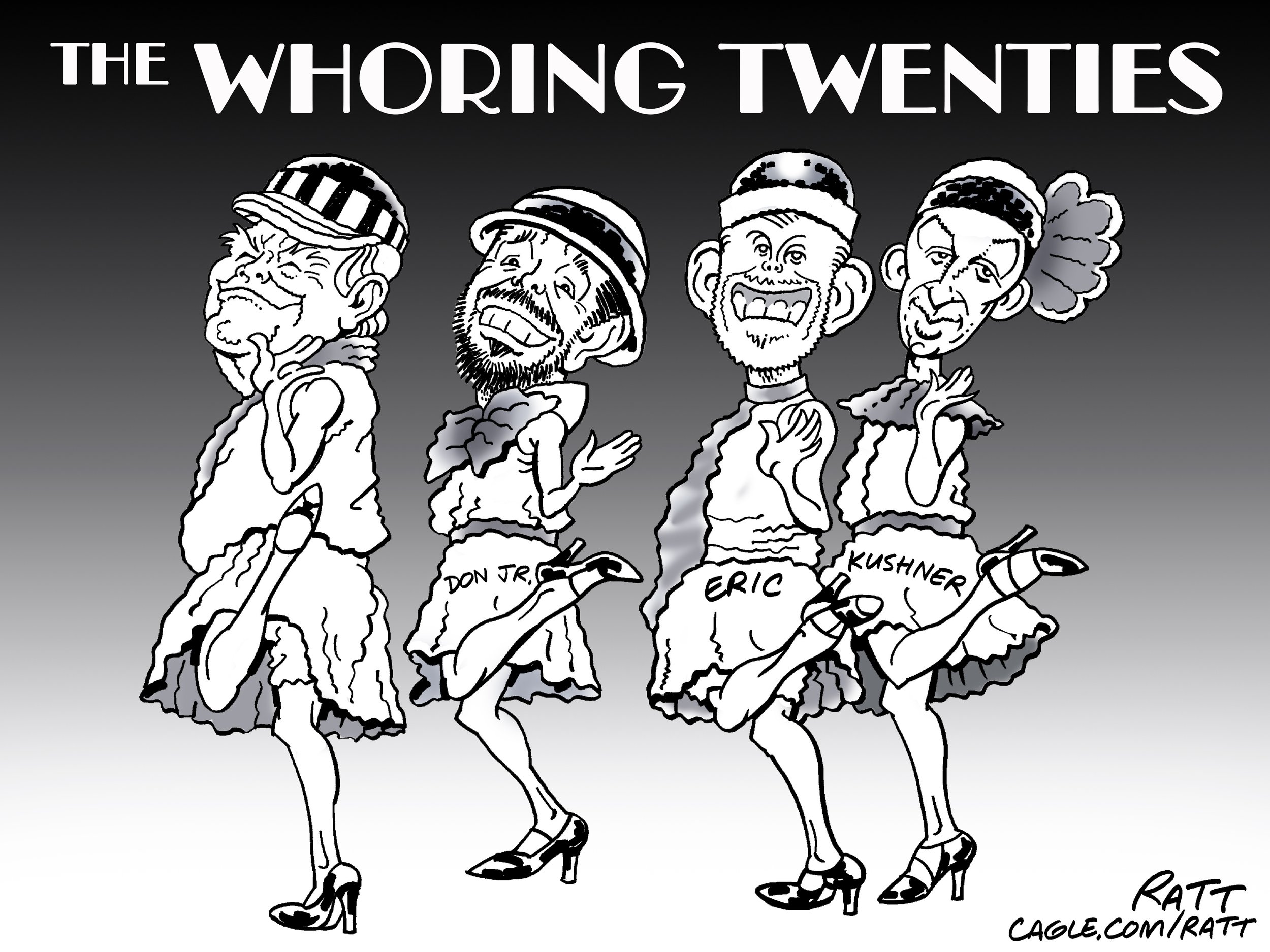 Here in the Twenties, an enterprising flapper with a sugar daddy can go far.  (Crooks And Liars, Jan. 4, 2026.)