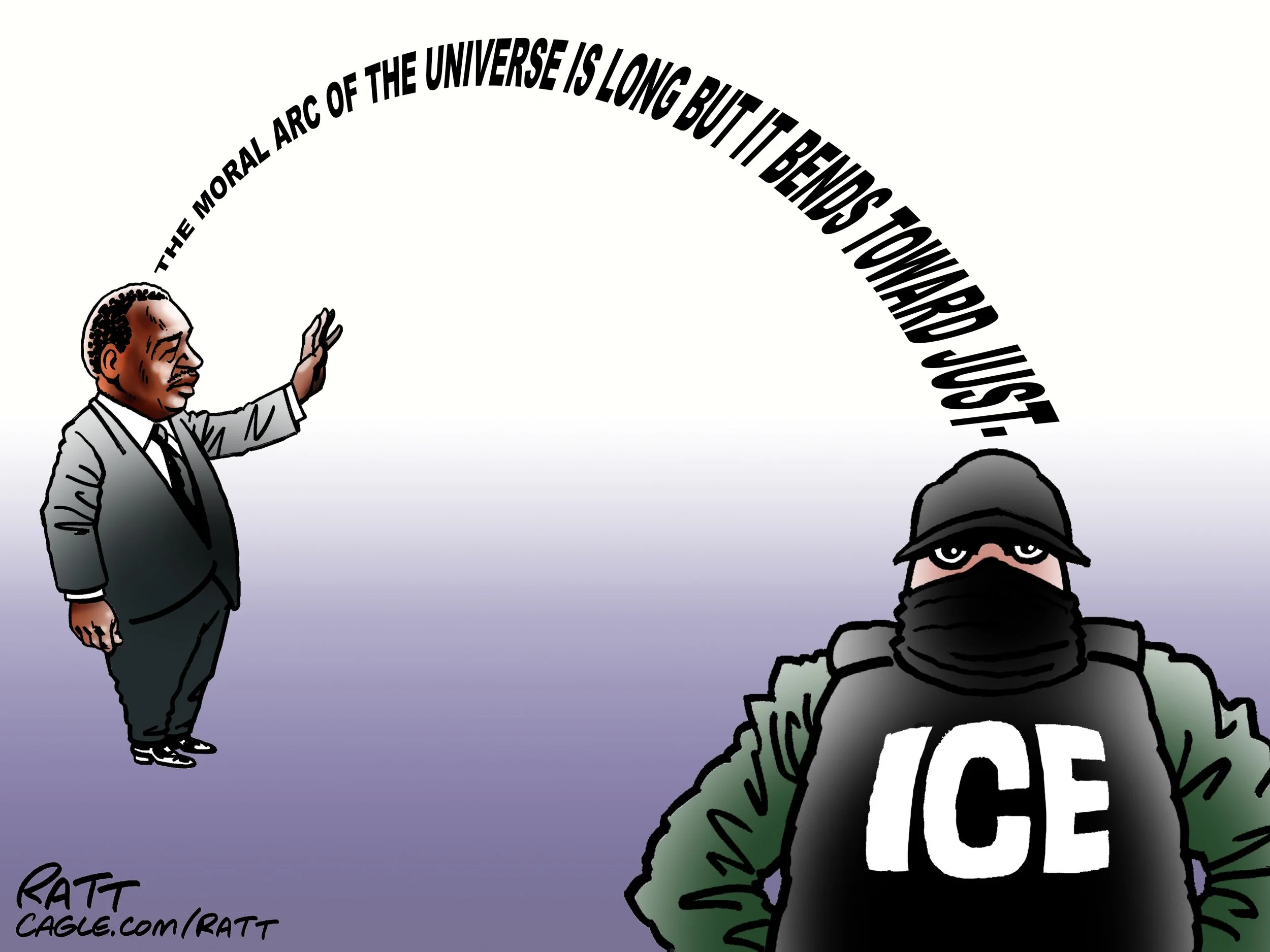 Martin Luther King Day, 2026.  (Crooks And Liars, Jan. 18, 2026.)