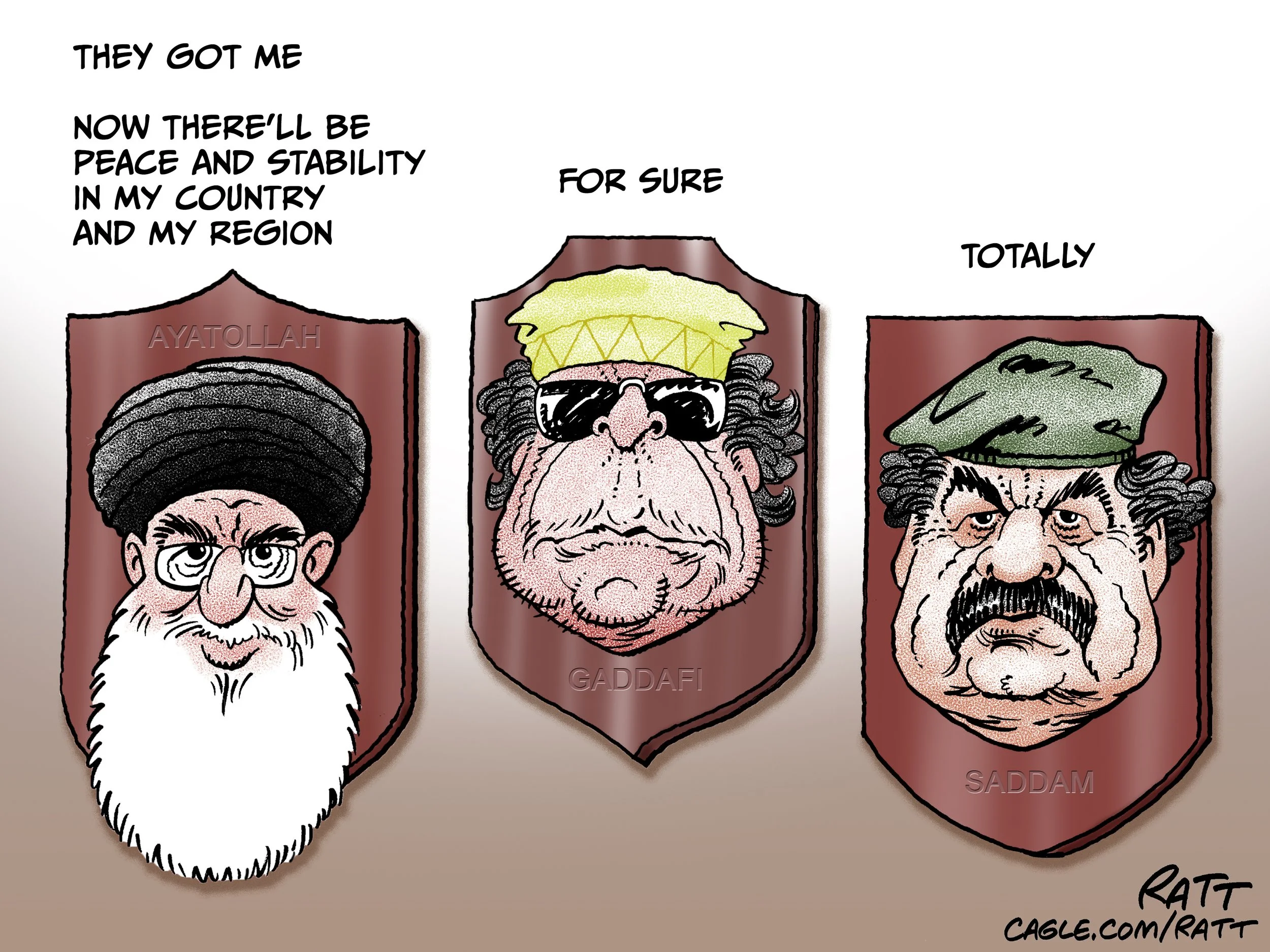 Don't Lose Your Head in the Middle East.  (Crooks And Liars, March 8, 2026.)