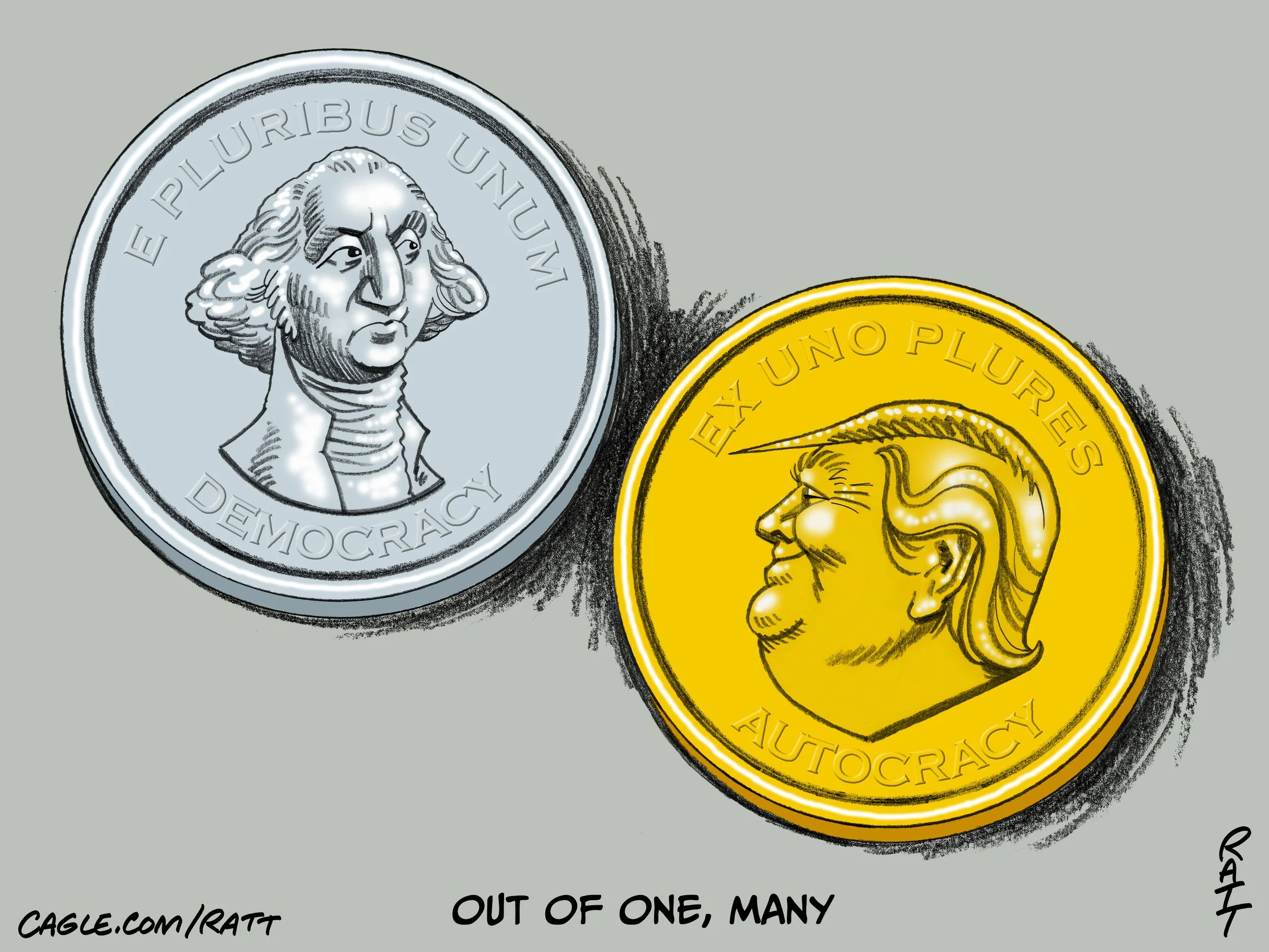Coins of the realm. (Crooks And Liars, May 31, 2026.)