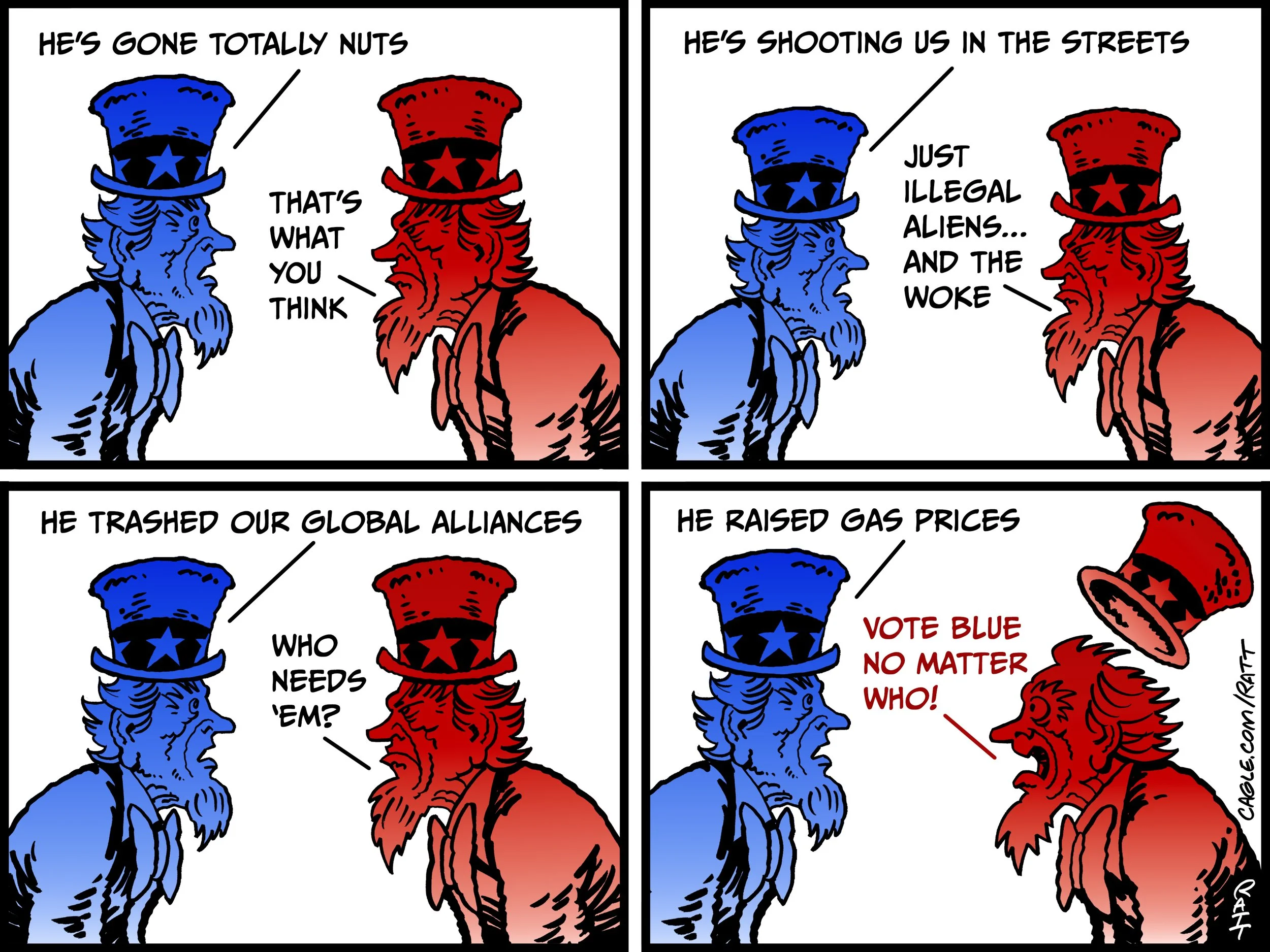 Who's Voting Blue, Too? (Published in Politico on Oct. 16 and CrooksAndLiars.com on Oct. 18, 2026.)