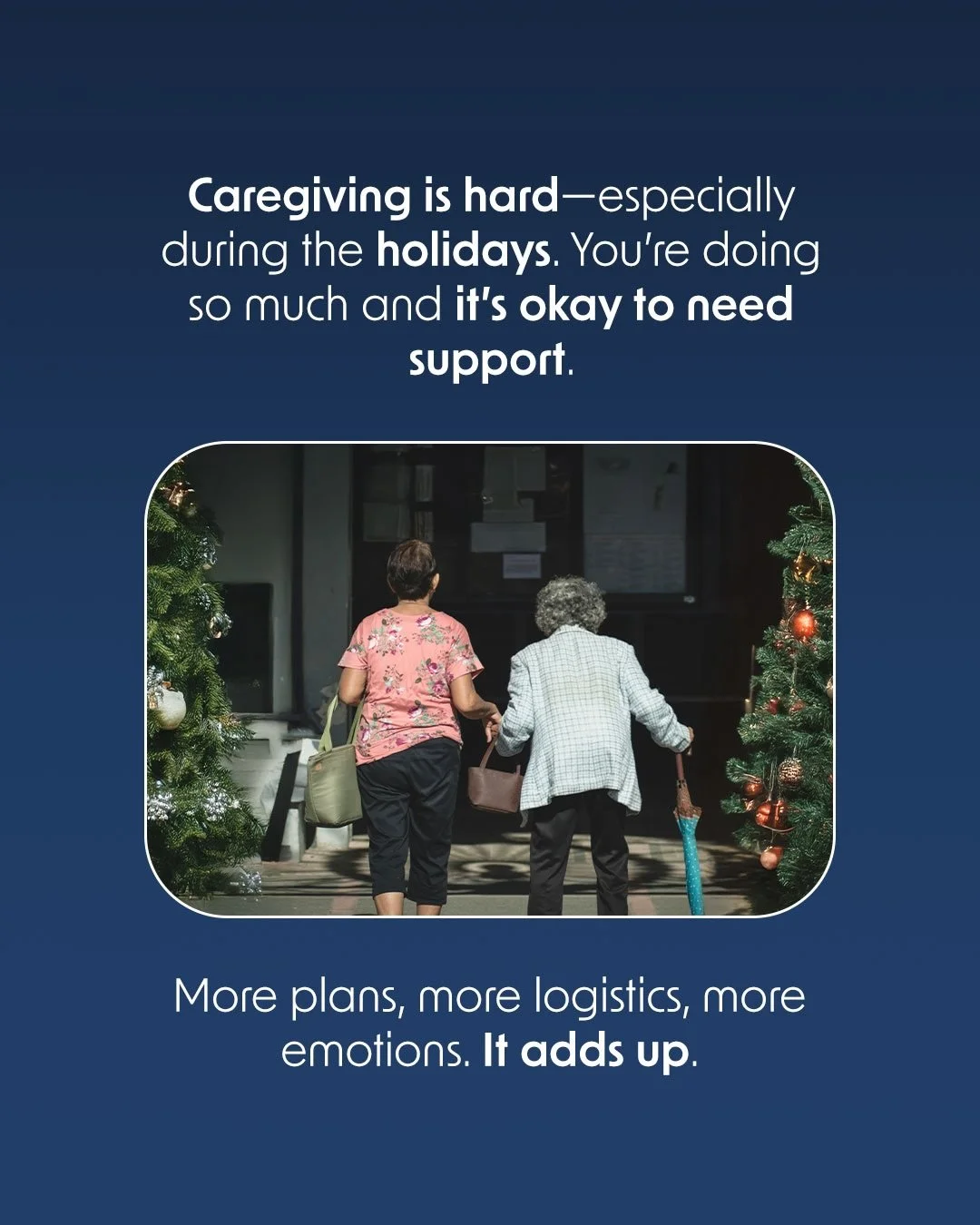 And just like that, it&rsquo;s the holiday season! If you&rsquo;re supporting a loved one during the busyness of this season, you&rsquo;re doing an incredible amount. 

Kizuna is here to provide you with the extra support you may need. As an early gi