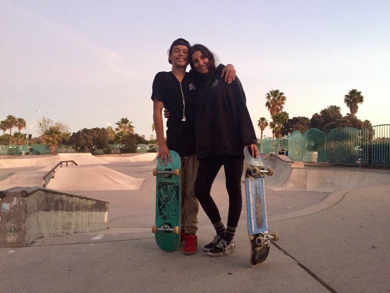 kerryann with friend skate.JPG