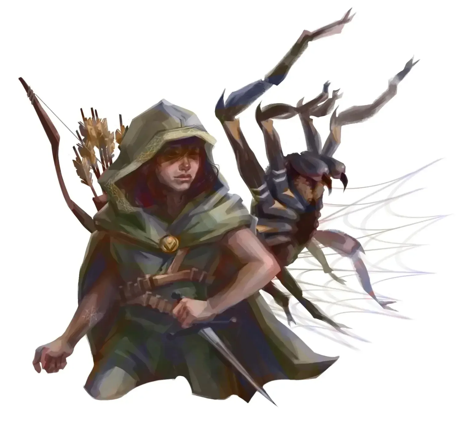 Tangled in duty - character art digital