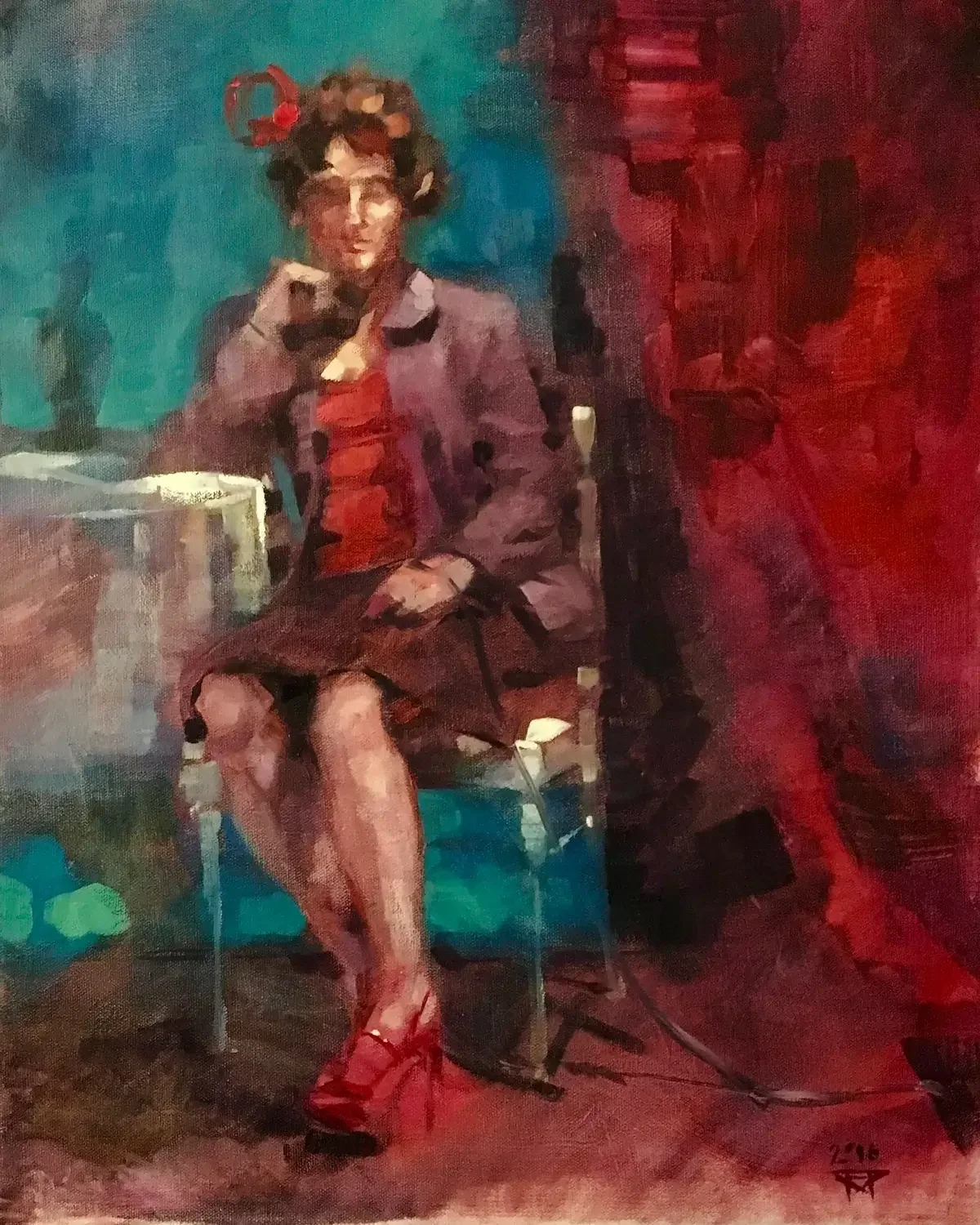 Sevve - portrait oil