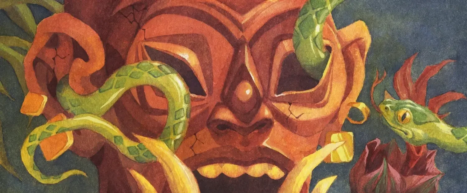 Homunculus - Cultural illustration coloured ink