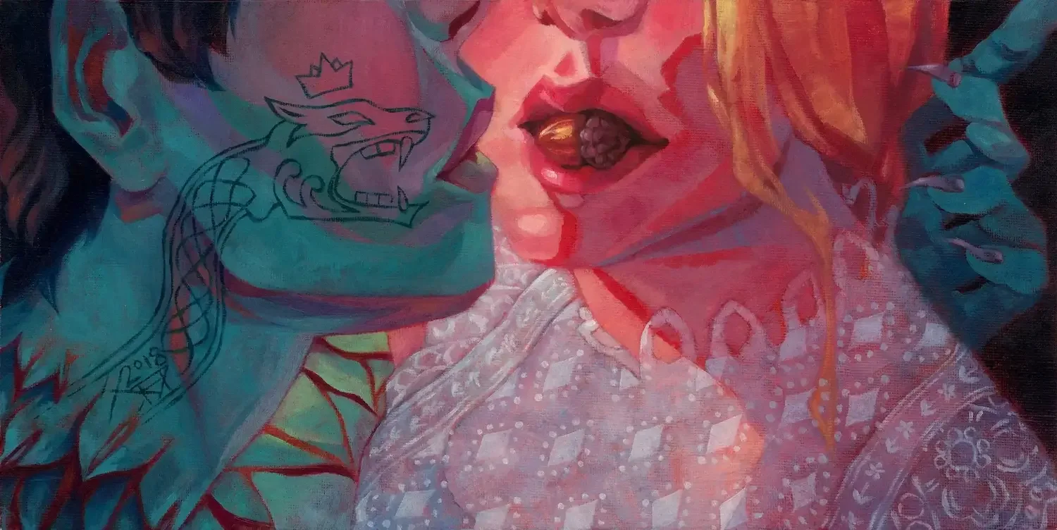 Prins Lindorm - oil on canvas