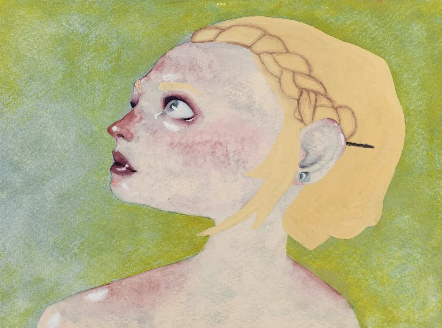 Louise - Gouache on cold press