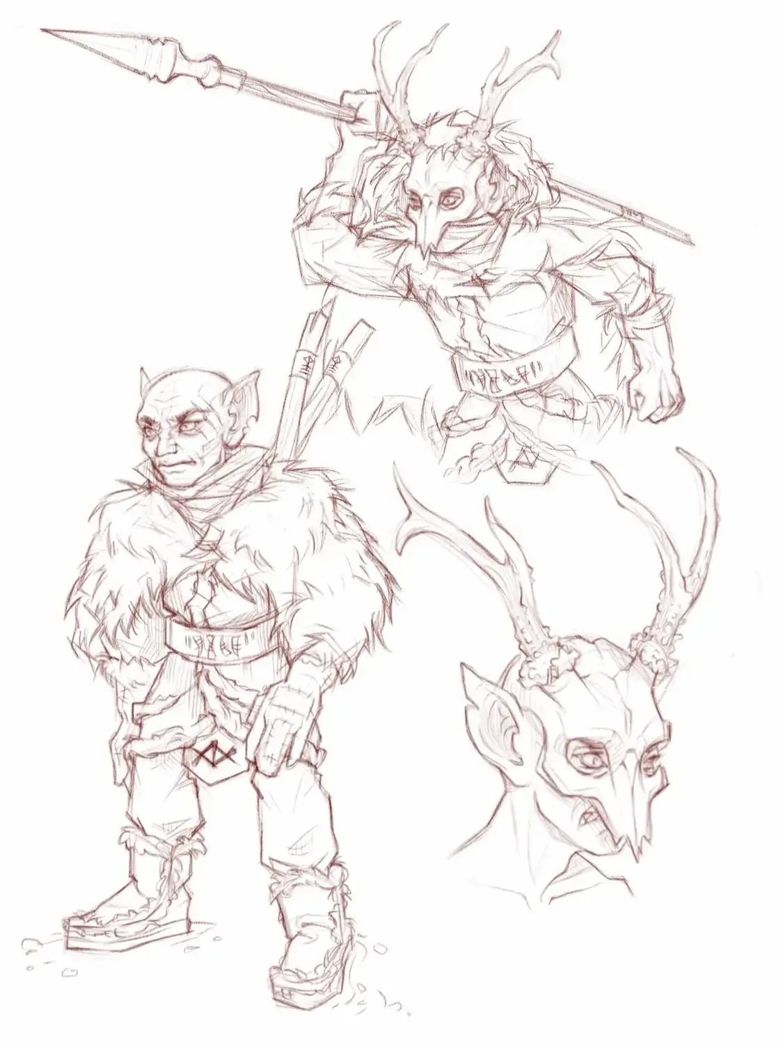 Nirmen - character art digital