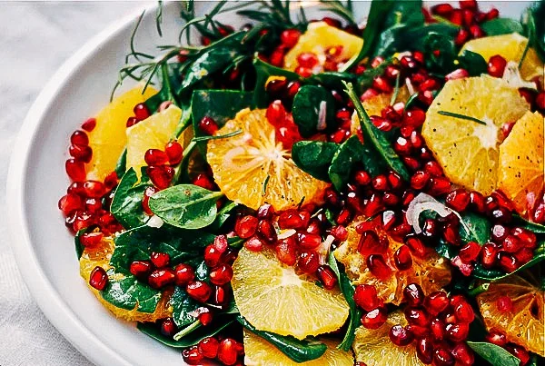 Orange Pomegranate Salad 