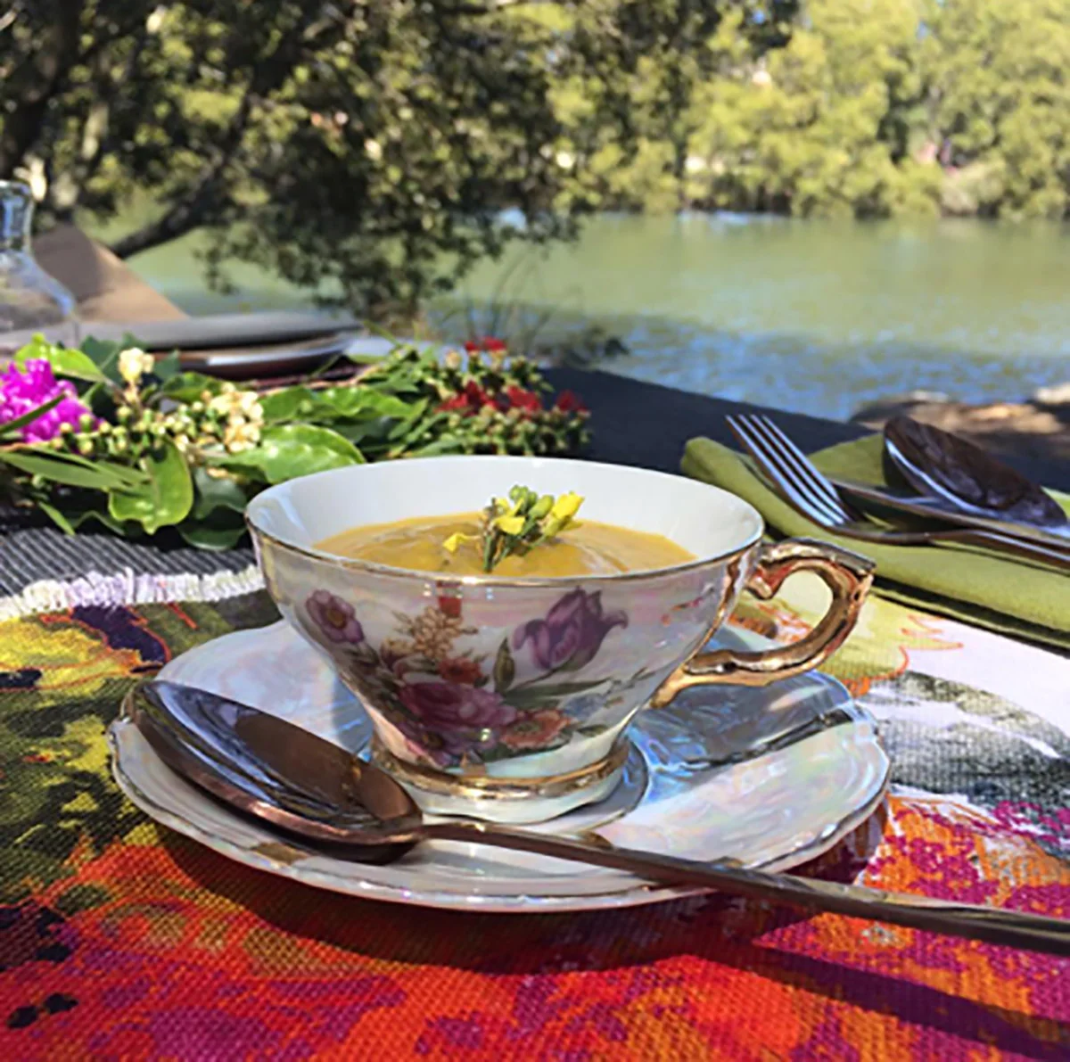 Pumpkin, Wild Fennel Seed & Mallow Soup