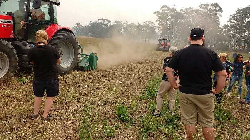 The Soilkee Renovator in action on Niels’ farm