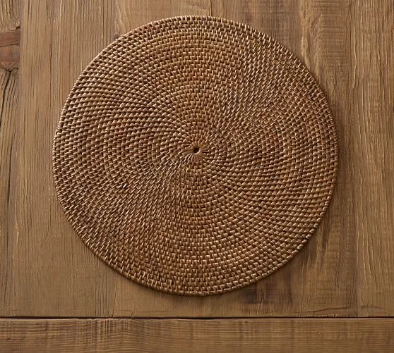 Pottery Barn - tava-flat-round-placemat-honey-exclusive rentals.jpg