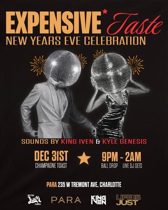 EXPENSIVE TASTE: An Exclusive New Year’s Eve Celebration in Charlotte