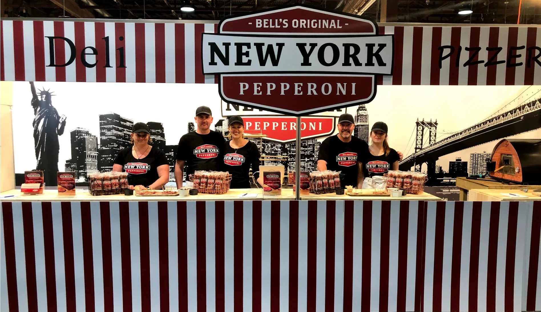 The team launching Bell's @ The Food Show Auckland