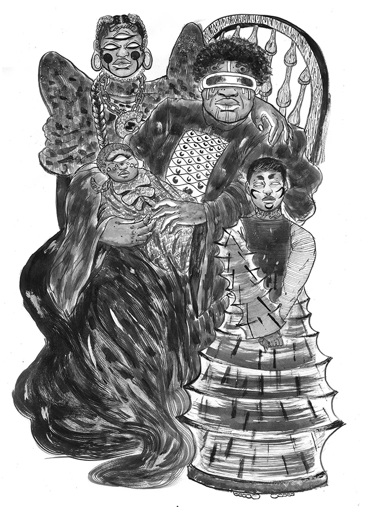 mammy and the 3 graces.jpg