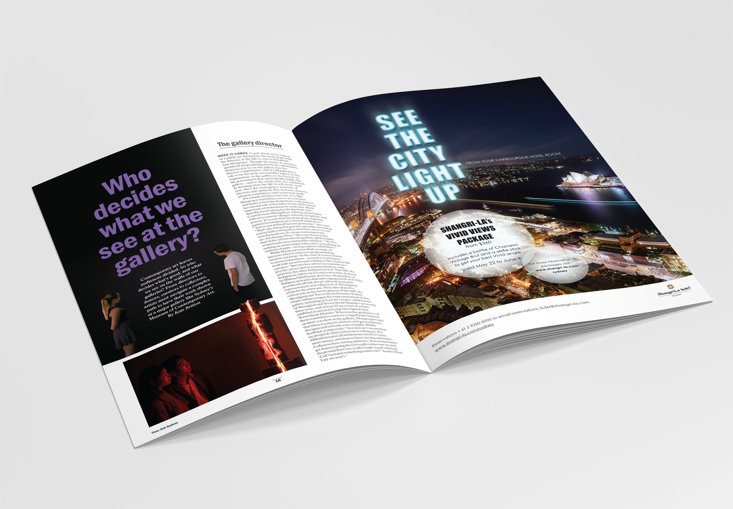 Shangri-La Hotel Time Out Magazine ad | Print