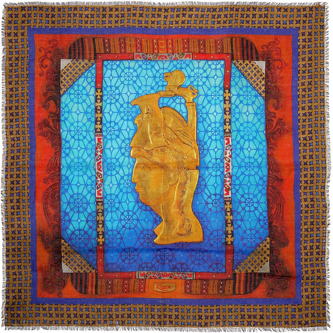 ECHOES OF ETERNITY No.2 CASHMERE SCARF 53 / GOLD EDITION