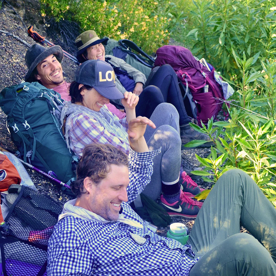 Spontaneous trail-naps, coffee breaks, and laughter!