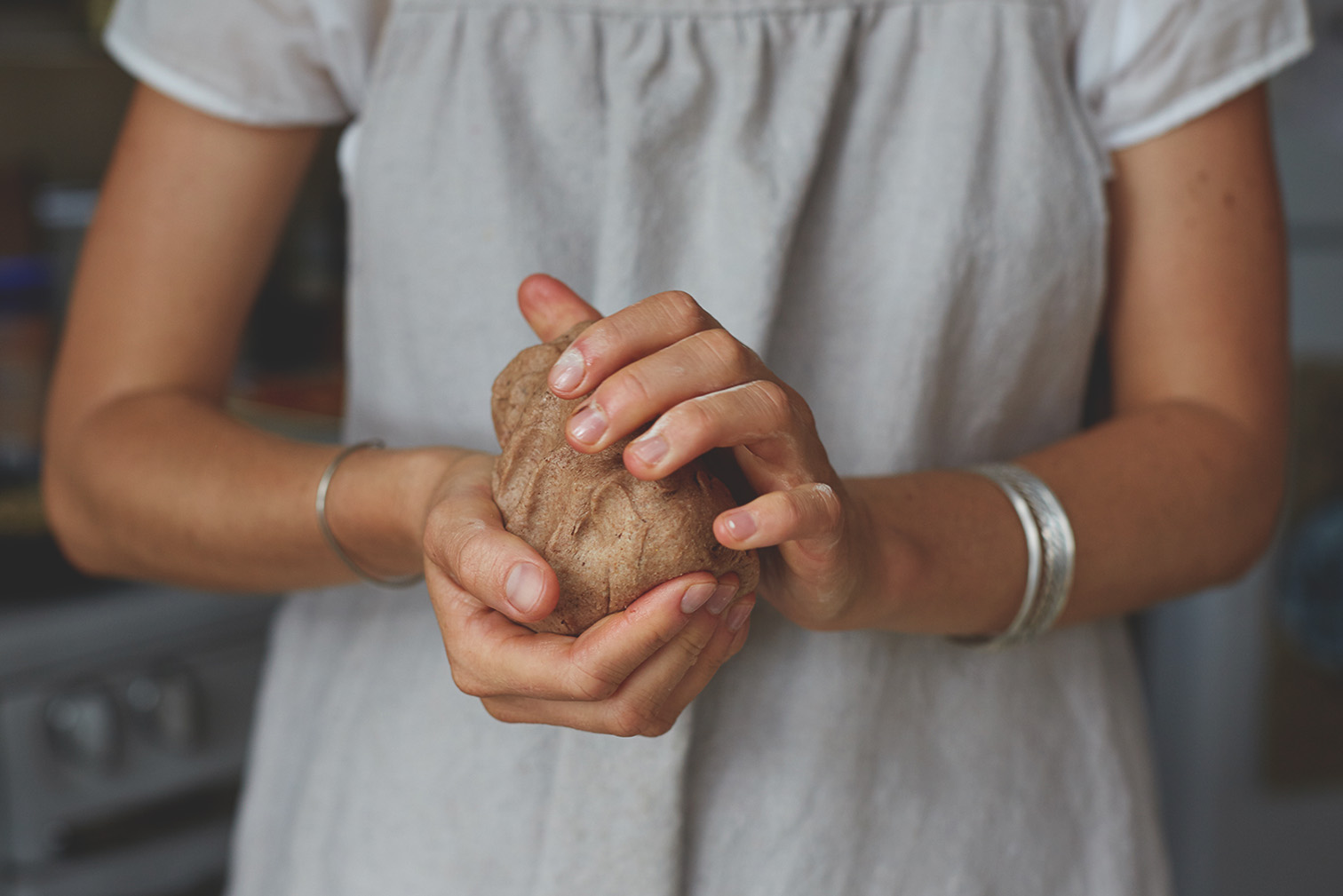 photo of acorn dough, by Daniel Dent