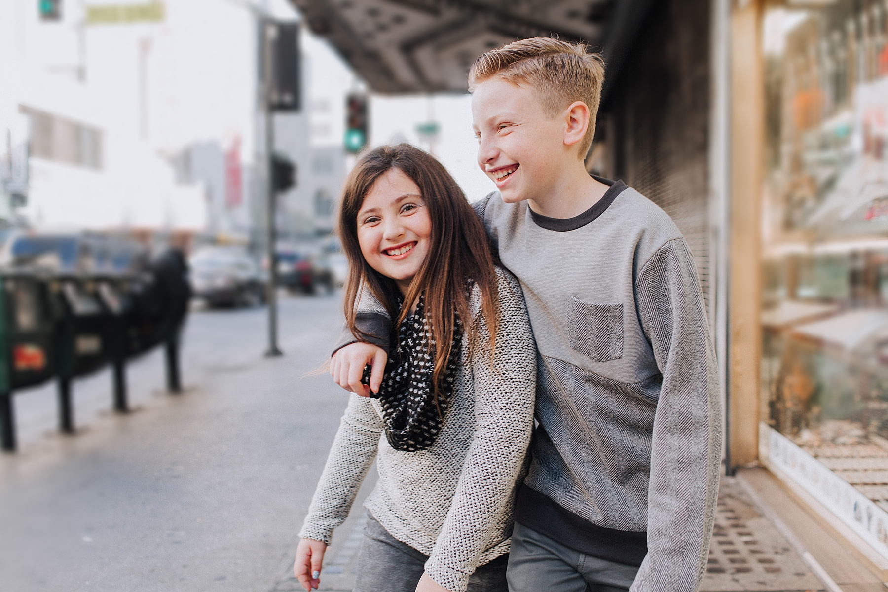 Downtown Los Angeles Family Photoshoot