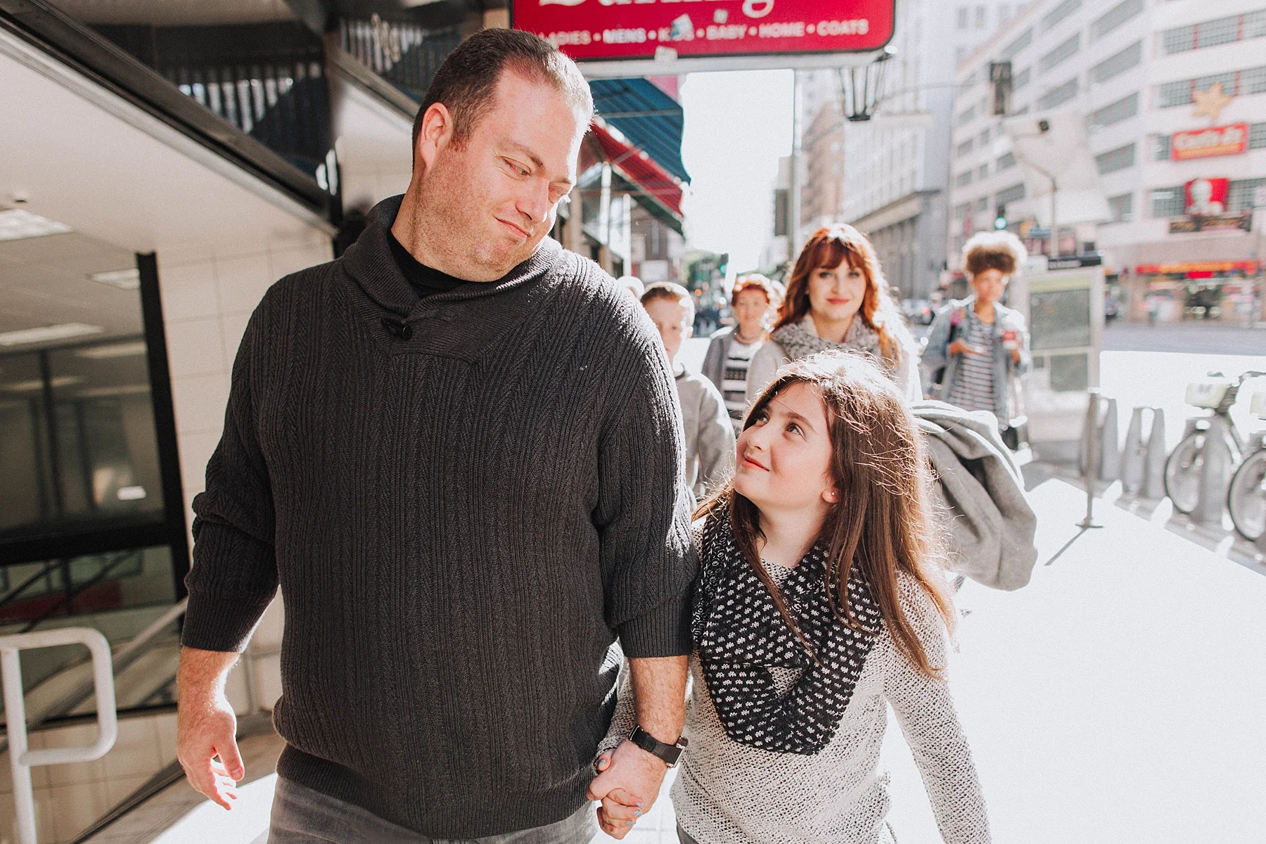 Downtown Los Angeles Family Photoshoot