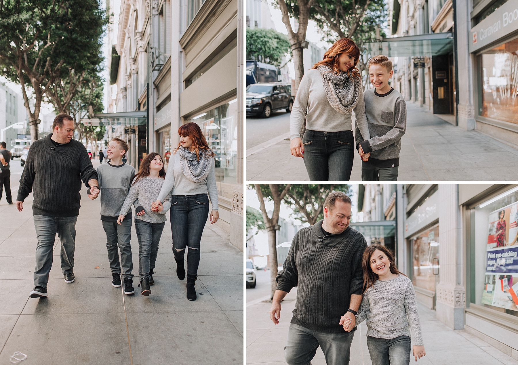 Downtown Los Angeles Family Photoshoot