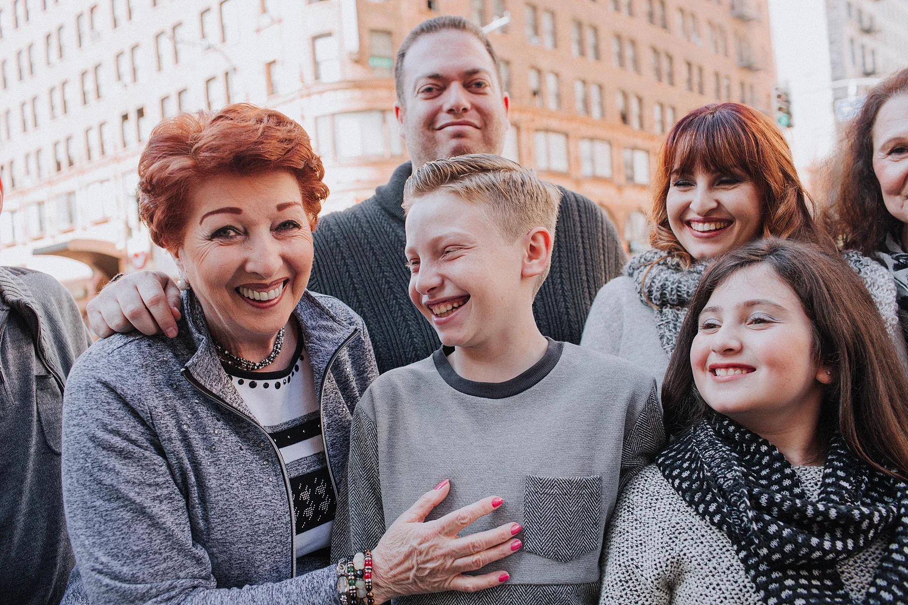 Downtown Los Angeles Family Photoshoot