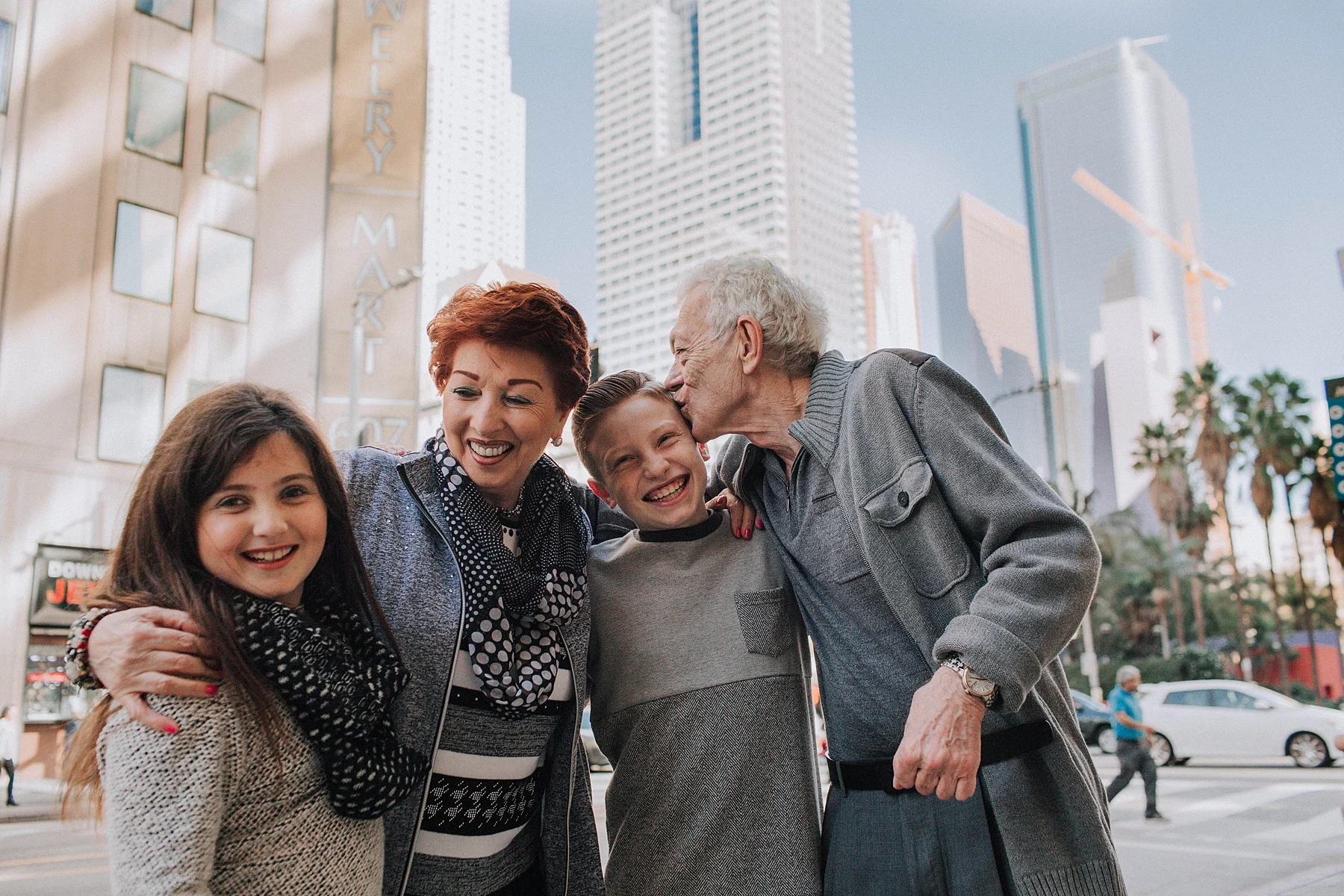 Downtown Los Angeles Family Photoshoot