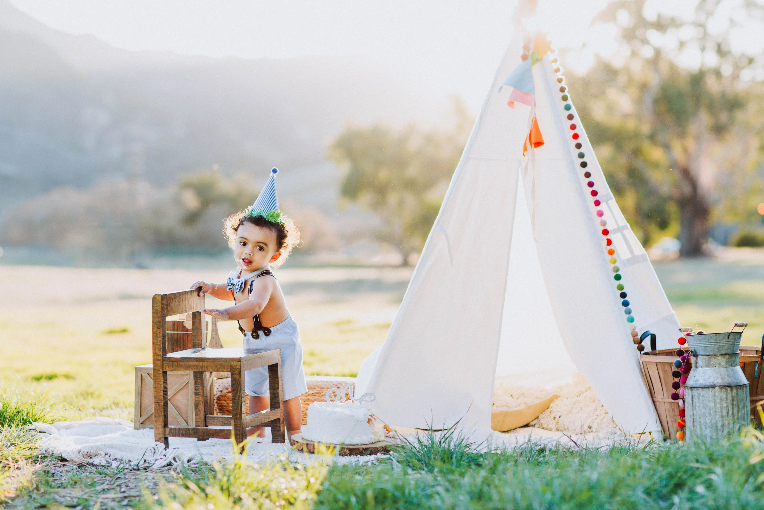 Cake Smash and Family Photo Session