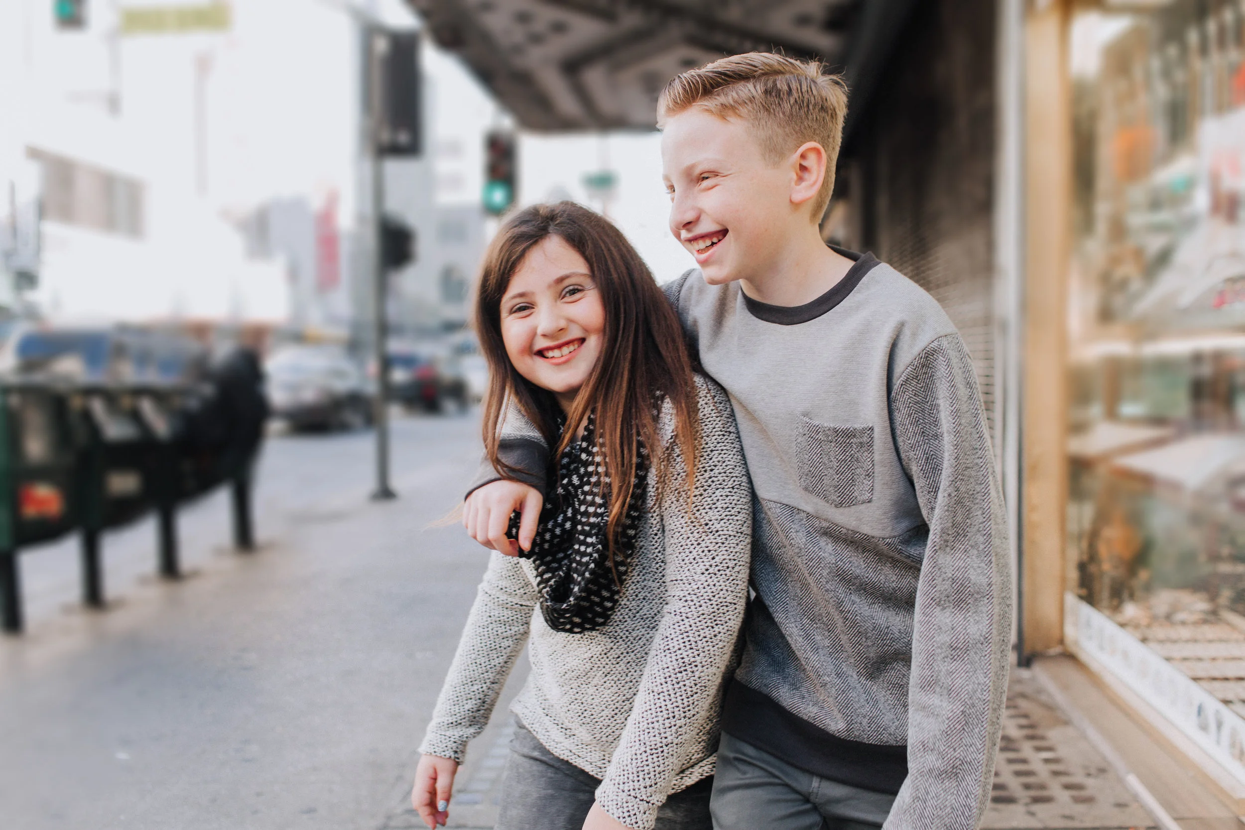 Downtown Los Angeles Family Photoshoot