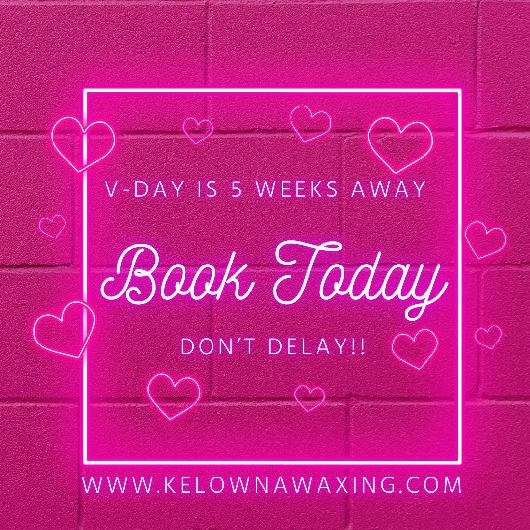 💖 This V-Day, Don&rsquo;t Delay, Get Waxed Today! 💖

Love is in the air, and smooth skin is the perfect way to prepare! 😉 Ditch the razor burn and embrace your inner goddess with a pre-Valentine&rsquo;s Day wax at Kelowna Waxing. ✨

#waxing #brazi
