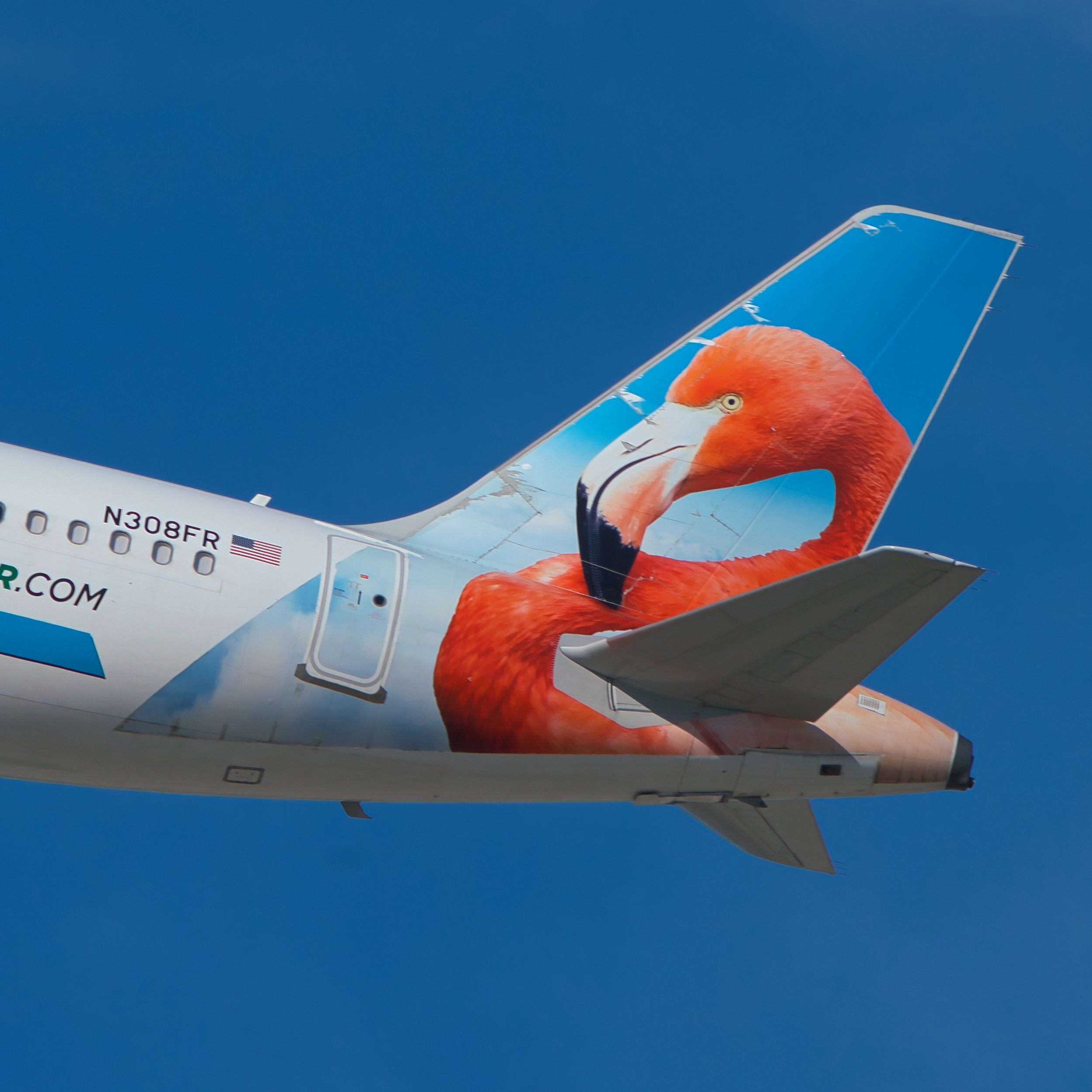 Frontier Airlines Airbus A320neo "Flo the Flamingo"