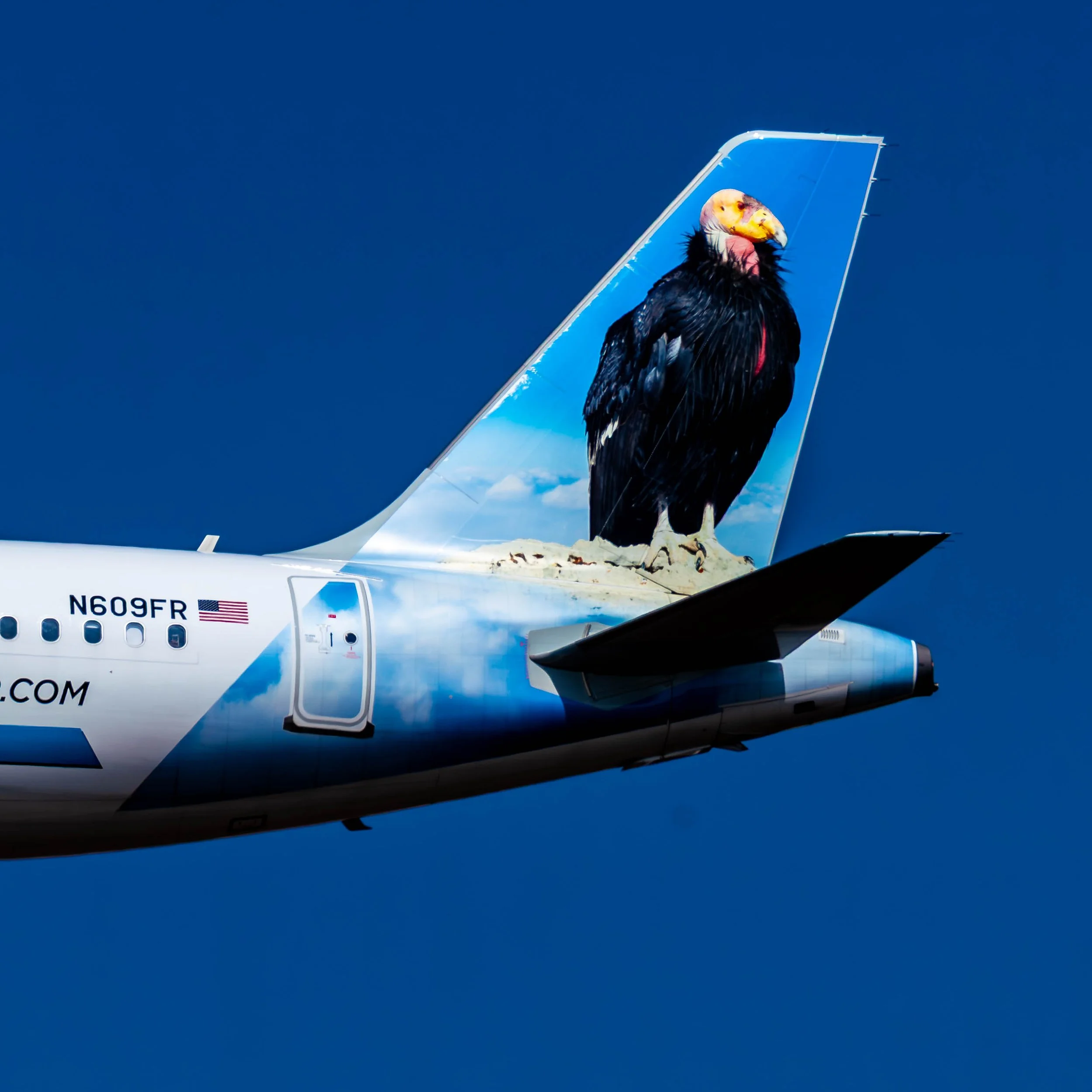 Frontier Airlines Airbus A321neo "Hamber the California Condor"