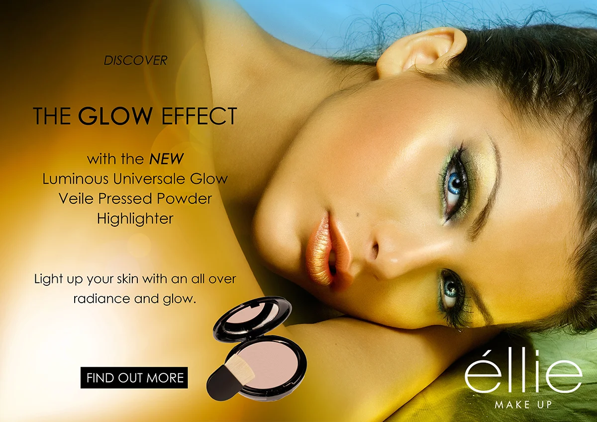 Luminous Universale Glow Veile Powder Pressed poster with product.jpg