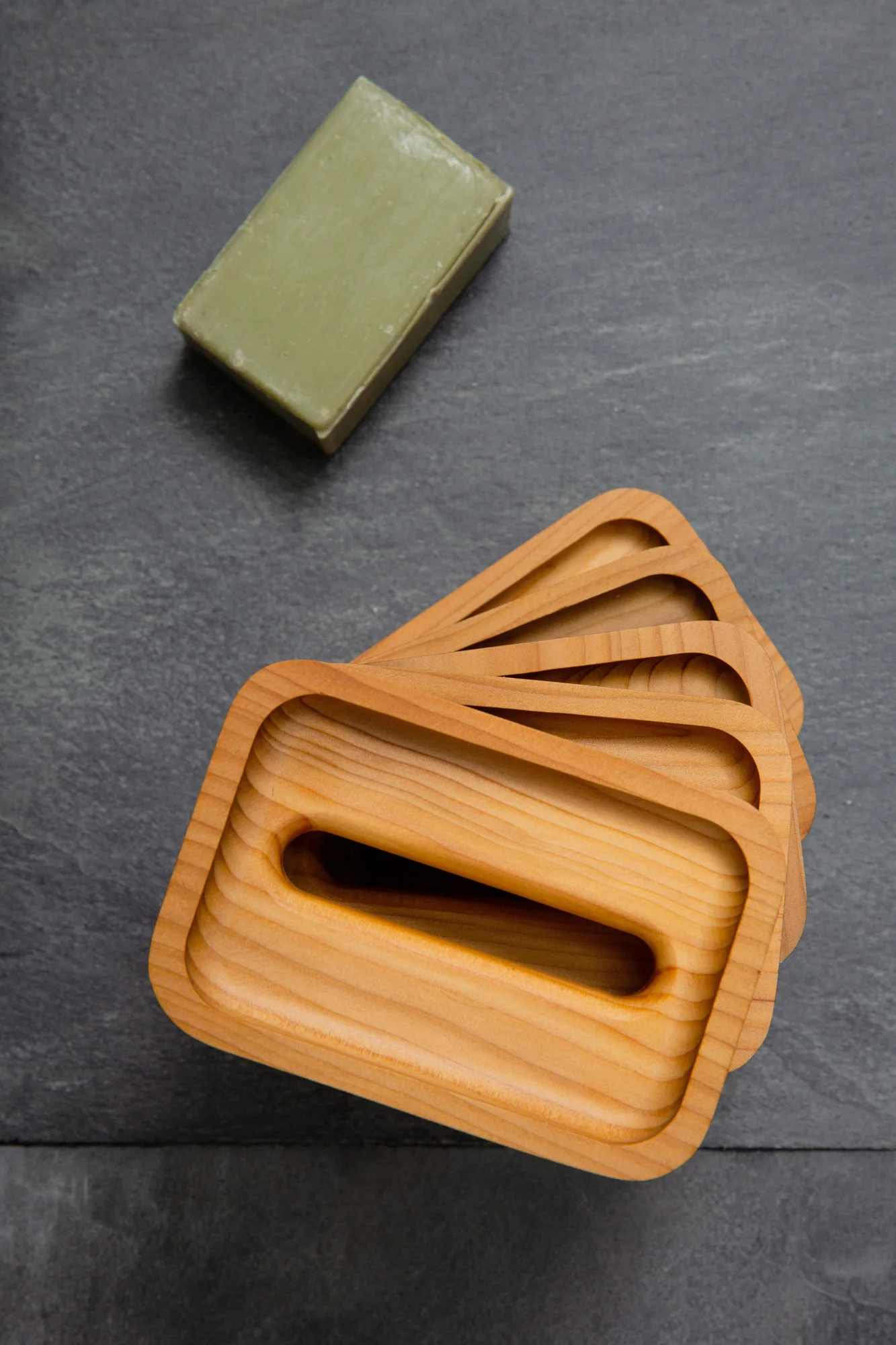 Solid Cedar Soap Dish