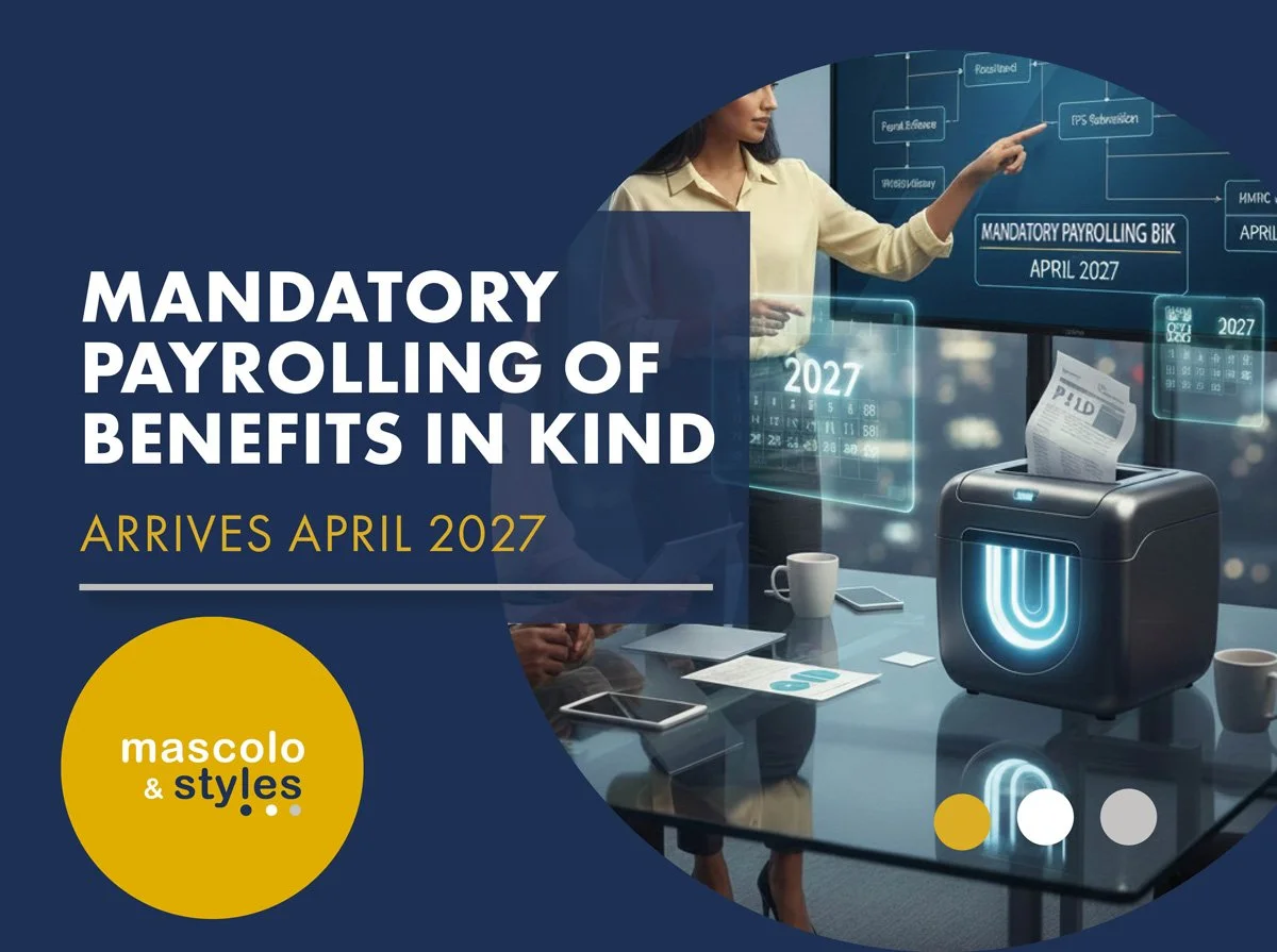 Mandatory Payrolling of Benefits in Kind (BiKs) Arrives April 2027