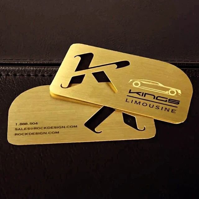 Custom cut cards. Stencilled out and shaped as you require. Be unique with a metal business card. #businesscards #networking #promotional #metallicdesignuk #cards
