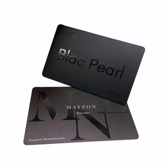 Frosted matt black metal business card with a gloss finish. Stand out from your competitors in the world of business. 👨&zwj;💼 #metallicdesignuk #marketing #businesscards #unique #businesscard #cards #competition #networking #promotional #design #gr