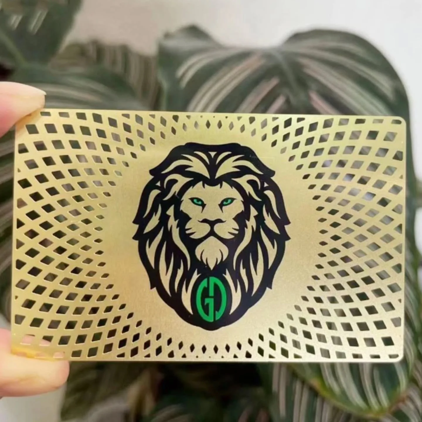 Make a roaring impression with your unique metal business card.

#MetalBusinessCards #CustomMetalCards #LuxuryBusinessCards #MetalCardDesign #LaserCutCards #EngravedBusinessCards #PremiumBusinessCards #SteelBusinessCards #CustomMadeCards #StainlessSt