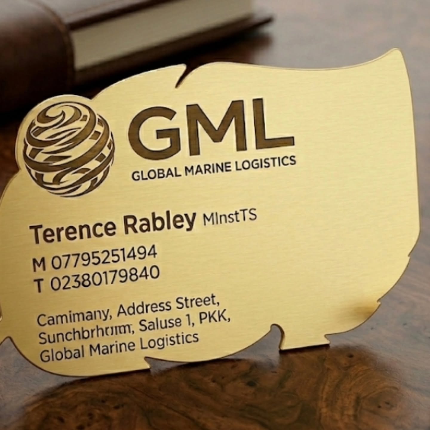 Customise your gold metal card into any shape. How about this one 👆#metalbusinesscards #marketing #businesscard #networkmarketing #luxurybusinesscards