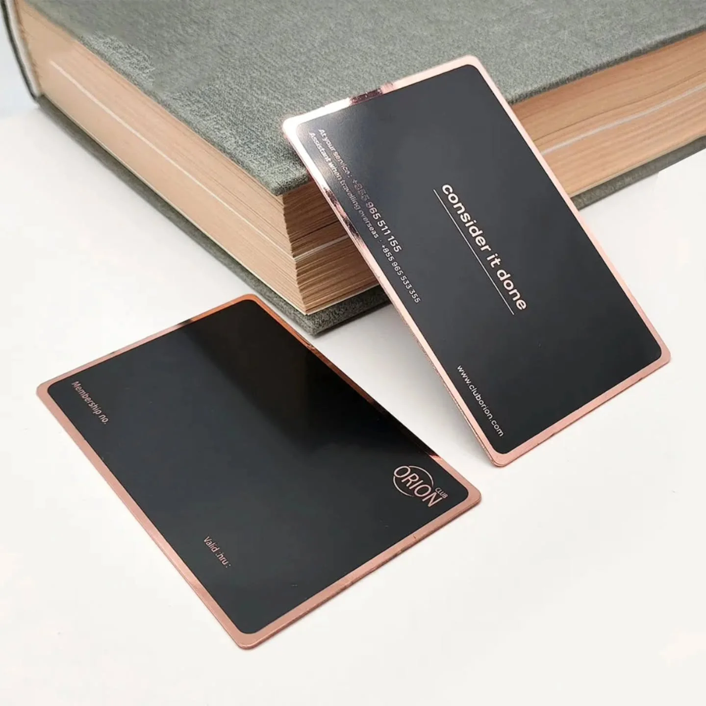 We live uniqueness. Demonstrated through a precision project of this black metal card with a rose gold border 🖤🌹#businesscard #luxurybusinesscards #luxurylifestyle #marketing #metalbusinesscards