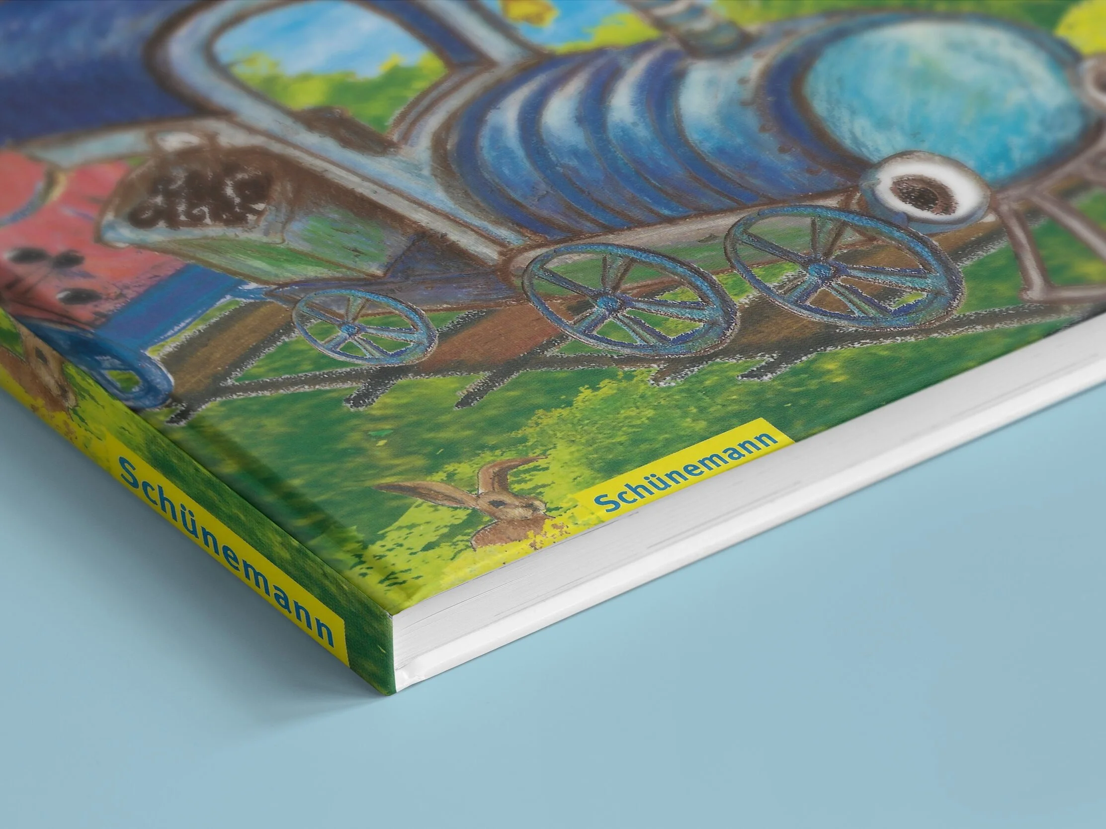  Kinderbuch-Illustration,  Carl Ed. Schünemann   Zweites Projekt in Zusammenarbeit mit dem Autor Ekhard Ninnemann 