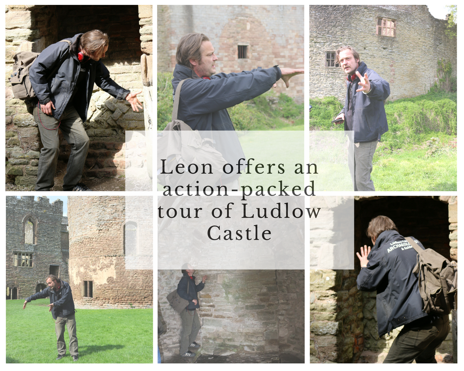 Leon offers an action packed tour of Ludlow Castle.png