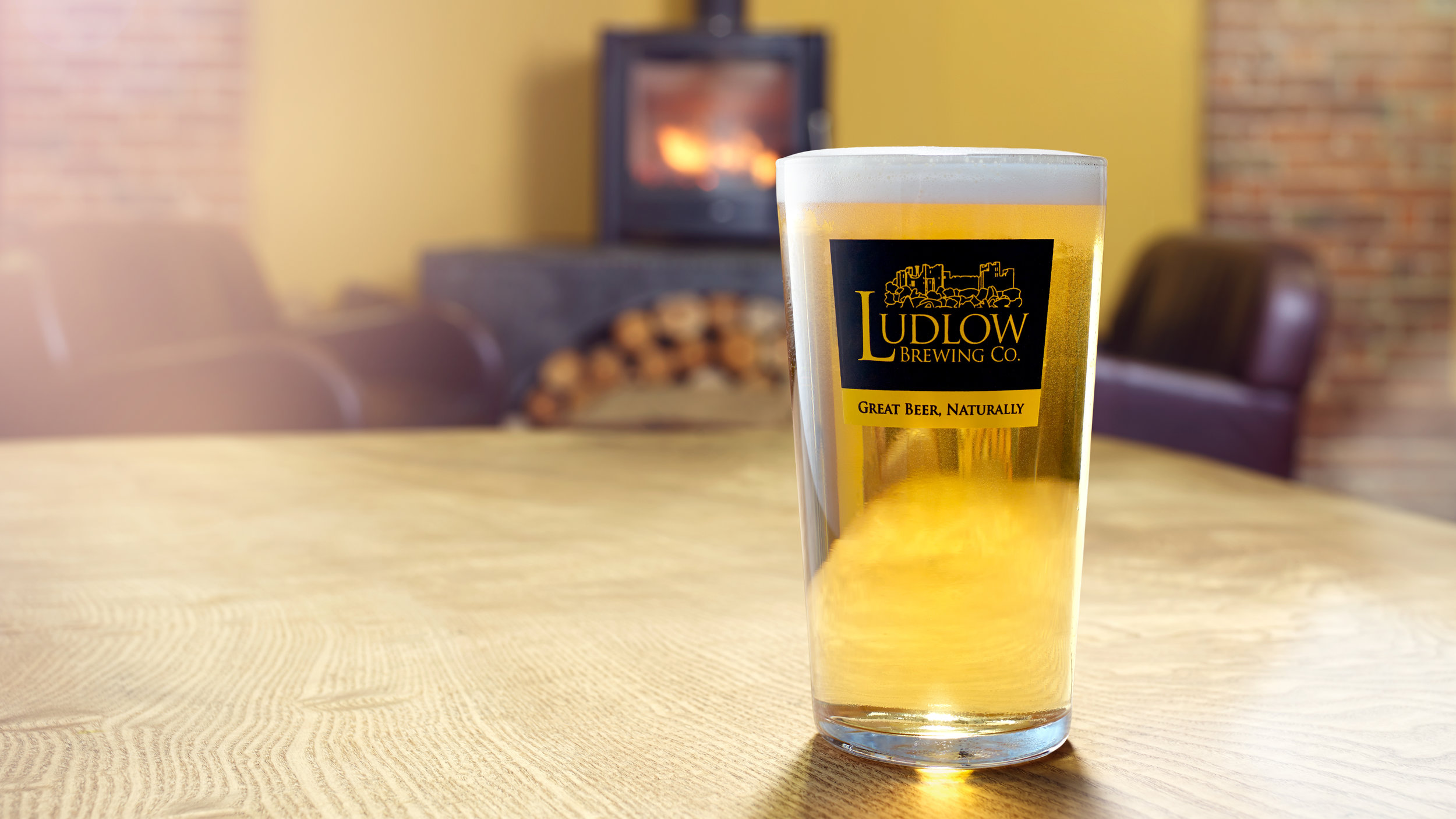 THE BLONDE:&nbsp;PINT OF AWARD-WINNING LUDLOW GOLD SOURCE: the brewery