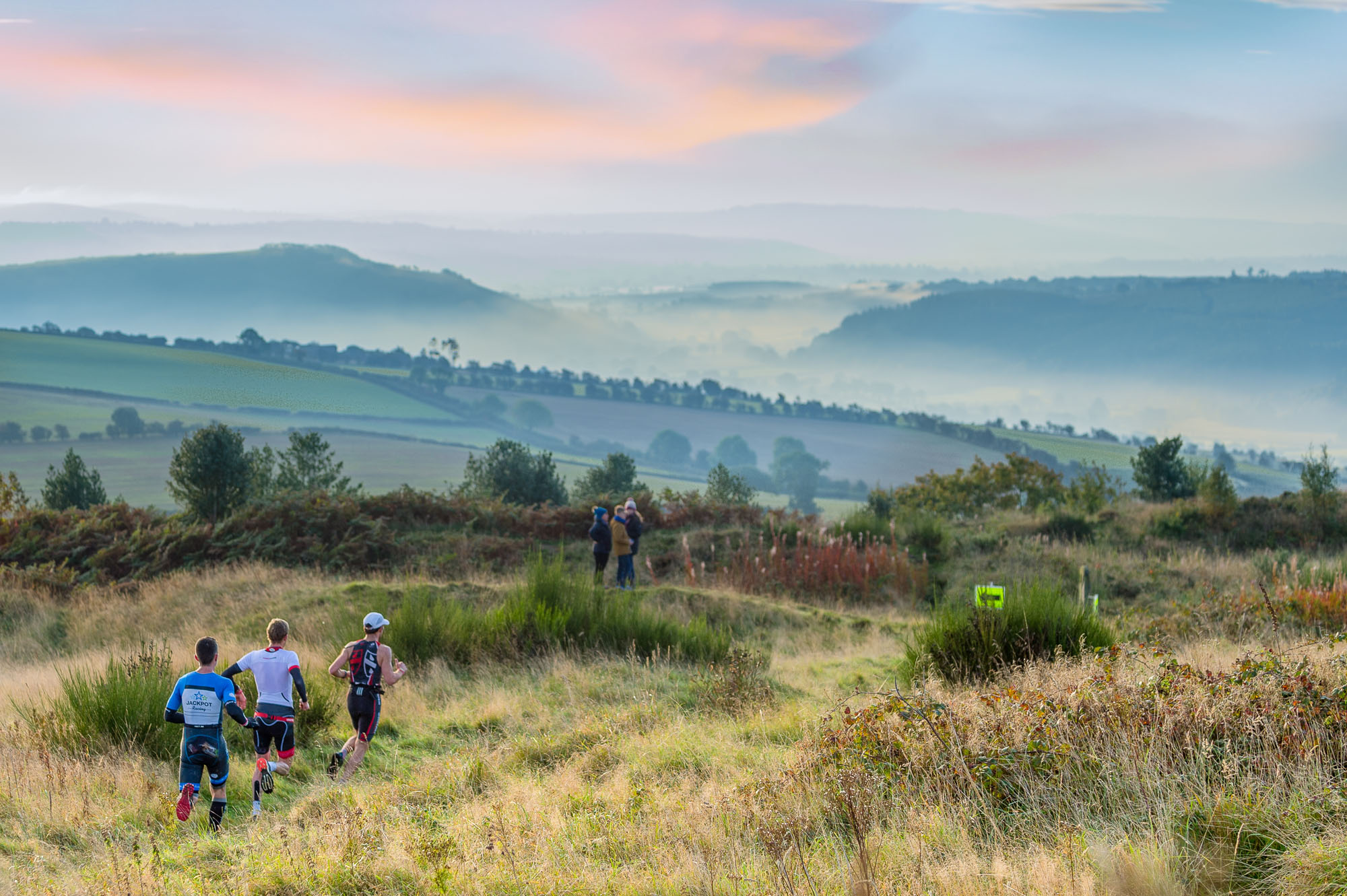 Spectacular views over the Clun Valley at Storm the Fort Source: Be Endurance